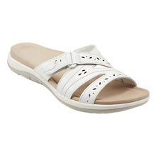 Carica l&#39;immagine nel visualizzatore di Gallery, Sandali con Punta Aperta e Soletta Ortopedica -Bianco - Ozerty

