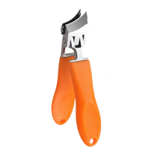Carica l&#39;immagine nel visualizzatore di Gallery, Tagliaunghie a Lama Larga con Impugnatura Ergonomica -Arancione - Ozerty
