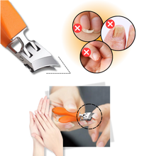 Carica l&#39;immagine nel visualizzatore di Gallery, Tagliaunghie a Lama Larga con Impugnatura Ergonomica - Ozerty
