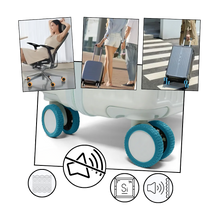 Carica l&#39;immagine nel visualizzatore di Gallery, Protezioni in Silicone per Rotelle di Valigia - Ozerty
