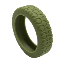 Carica l&#39;immagine nel visualizzatore di Gallery, Protezioni in Silicone per Rotelle di Valigia -Verde militare - Ozerty
