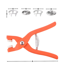 Carica l&#39;immagine nel visualizzatore di Gallery, Pressa per Bottoni a Scatto a Montaggio Veloce - Ozerty
