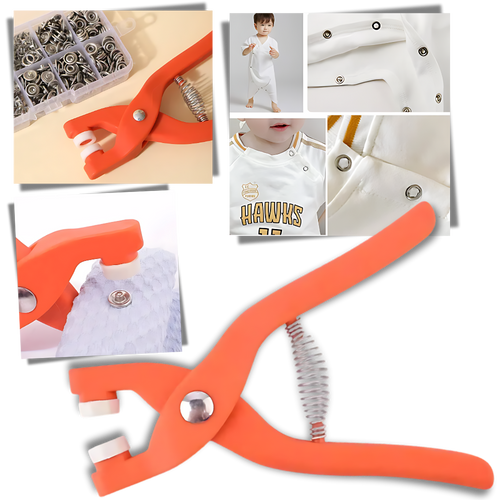 Pressa per Bottoni a Scatto a Montaggio Veloce - Ozerty