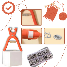 Carica l&#39;immagine nel visualizzatore di Gallery, Pressa per Bottoni a Scatto a Montaggio Veloce - Ozerty
