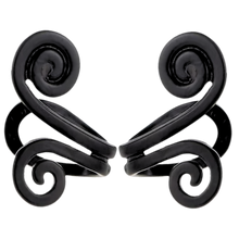 Carica l&#39;immagine nel visualizzatore di Gallery, Orecchini non Piercing per Digitopressione -1 coppia Nero - Ozerty
