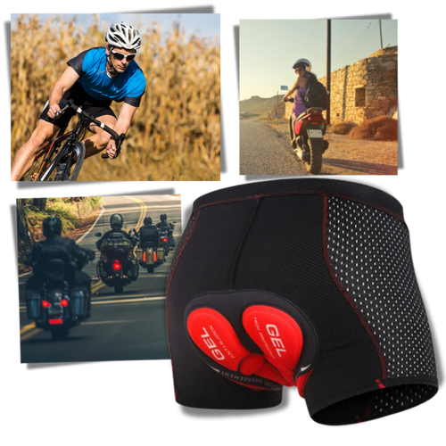 Pantaloncino da bici imbottito senza cuciture - Ozerty