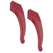 Carica l&#39;immagine nel visualizzatore di Gallery, Cuscinetti Antiscivolo per Astine Occhiali -Rosso - Ozerty
