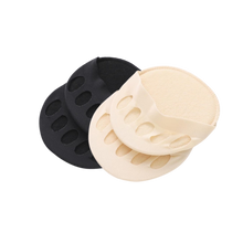 Carica l&#39;immagine nel visualizzatore di Gallery, Cuscinetti metatarsali ad assorbimento d&#39;urto -1 paio Beige/Nero - Ozerty
