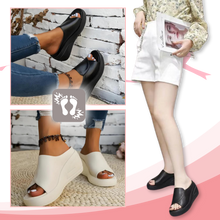 Carica l&#39;immagine nel visualizzatore di Gallery, Sandali ortopedici con tacco ad assorbimento d&#39;urto - Ozerty
