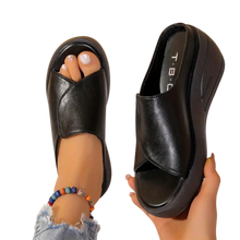 Carica l&#39;immagine nel visualizzatore di Gallery, Sandali ortopedici con tacco ad assorbimento d&#39;urto -Nero/EU35Nero/EU36Nero/EU37Nero/EU38Nero/EU39Nero/EU40 - Ozerty
