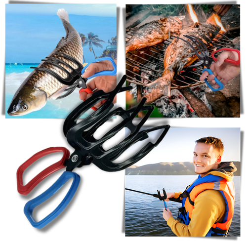 Strumento di presa per pesci antiscivolo - Ozerty