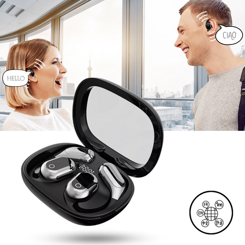 Auricolari con Traduttore di Intelligenza Artificiale - Ozerty