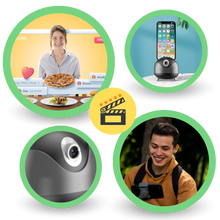 Carica l&#39;immagine nel visualizzatore di Gallery, Gimbal intelligente con tracciamento automatico a 360 - Ozerty
