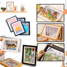 Carica l&#39;immagine nel visualizzatore di Gallery, Cornici Lil Davinci a Finitura Liscia - Ozerty
