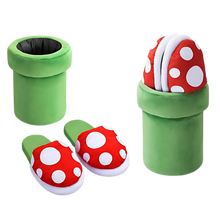 Carica l&#39;immagine nel visualizzatore di Gallery, Morbide pantofole in peluche di Mario Pianta Piranha - Ozerty
