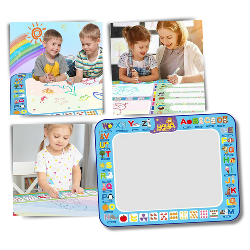 Tappetino stimolante per scarabocchi ad acqua - Ozerty