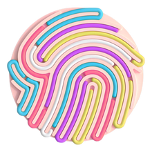 Carica l&#39;immagine nel visualizzatore di Gallery, Tavola per attività sensoriali antistress -Rosa - Ozerty
