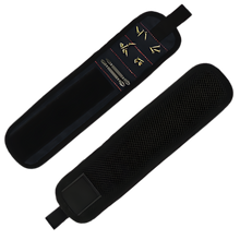 Carica l&#39;immagine nel visualizzatore di Gallery, Polsini magnetici in forte tessuto Oxford -Nero - Ozerty
