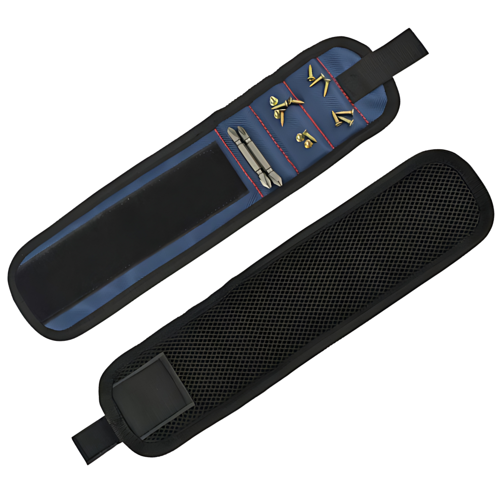 Polsini magnetici in forte tessuto Oxford -Blu - Ozerty