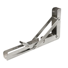 Carica l&#39;immagine nel visualizzatore di Gallery, Eleganti staffe pieghevoli a muro per ripiani
