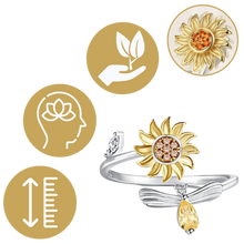 Carica l&#39;immagine nel visualizzatore di Gallery, Anello Girasole rotante - Ozerty
