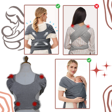 Carica l&#39;immagine nel visualizzatore di Gallery, Imbragatura per neonati traspirante e di sostegno - Ozerty
