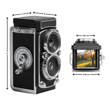 Carica l&#39;immagine nel visualizzatore di Gallery, Fotocamera Reflex a Doppio Obiettivo Senza Tempo - Ozerty
