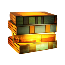 Carica l&#39;immagine nel visualizzatore di Gallery, Lampada a libri impilati senza tempo -Giallo - Ozerty
