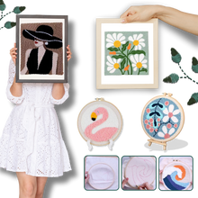 Carica l&#39;immagine nel visualizzatore di Gallery, Kit per Uncinetto con Aghi e Fili - Ozerty
