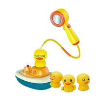 Carica l&#39;immagine nel visualizzatore di Gallery, Giocattolo da bagno a triplo spruzzo con anatre - Ozerty
