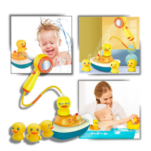 Carica l&#39;immagine nel visualizzatore di Gallery, Giocattolo da bagno a triplo spruzzo con anatre - Ozerty
