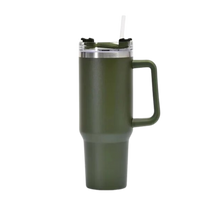 Carica l&#39;immagine nel visualizzatore di Gallery, Tazza per auto di grande capacità con manico -Verde militare - Ozerty
