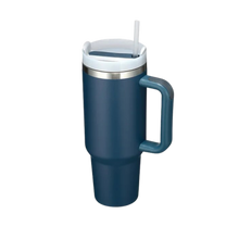 Carica l&#39;immagine nel visualizzatore di Gallery, Tazza per auto di grande capacità con manico -Blu Denim - Ozerty
