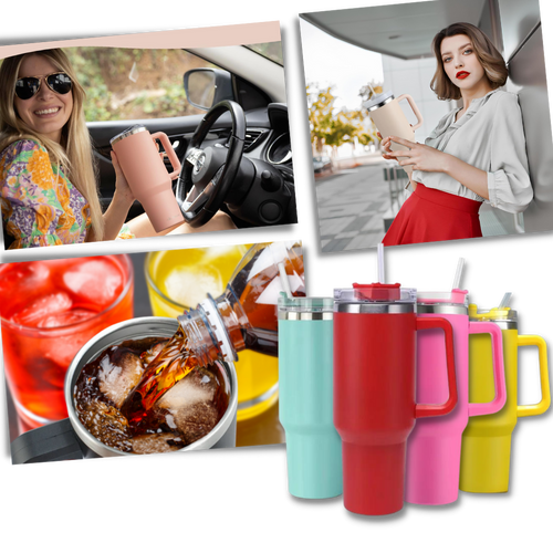 Tazza per auto di grande capacità con manico - Ozerty