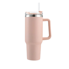 Carica l&#39;immagine nel visualizzatore di Gallery, Tazza per auto di grande capacità con manico -Polvere di carne - Ozerty
