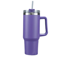 Carica l&#39;immagine nel visualizzatore di Gallery, Tazza per auto di grande capacità con manico -Viola - Ozerty
