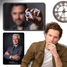 Carica l&#39;immagine nel visualizzatore di Gallery, Anello drago d&#39;argento, fatto a mano e unico nel suo genere - Ozerty
