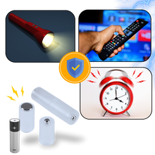 Carica l&#39;immagine nel visualizzatore di Gallery, Convertitore universale di batterie da AAA a AA - Ozerty
