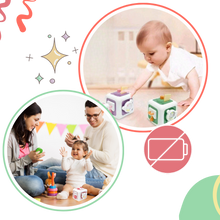 Carica l&#39;immagine nel visualizzatore di Gallery, Cubo giocattolo sensoriale 6 in 1 - Ozerty
