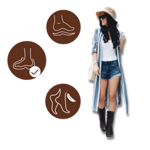 Carica l&#39;immagine nel visualizzatore di Gallery, Stivaletti in Pelle PU Vintage - Ozerty
