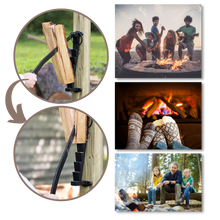 Carica l&#39;immagine nel visualizzatore di Gallery, Spaccalegna da parete per legna da ardere - Ozerty
