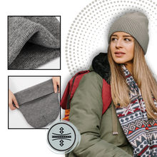 Carica l&#39;immagine nel visualizzatore di Gallery, Berretto Lavorato a Maglia e Foderato in Raso - Ozerty
