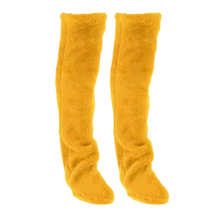 Carica l&#39;immagine nel visualizzatore di Gallery, Calzini lunghi riscaldanti e morbidi -Giallo - Ozerty
