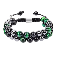 Carica l&#39;immagine nel visualizzatore di Gallery, Bracciale di protezione resistente all&#39;acqua -Ombra di smeraldo - Ozerty
