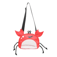 Carica l&#39;immagine nel visualizzatore di Gallery, Borsa da spiaggia impermeabile per bambini a forma di granchio -Rosa - Ozerty
