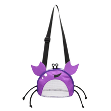 Carica l&#39;immagine nel visualizzatore di Gallery, Borsa da spiaggia impermeabile per bambini a forma di granchio -Viola - Ozerty
