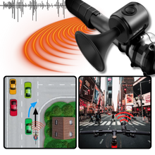 Carica l&#39;immagine nel visualizzatore di Gallery, Clacson elettrico per bicicletta impermeabile e rumoroso - Ozerty
