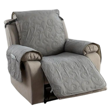 Carica l&#39;immagine nel visualizzatore di Gallery, Fodera impermeabile per poltrona reclinabile -Grigio chiaro - Ozerty
