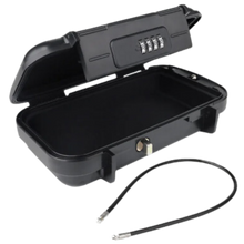 Carica l&#39;immagine nel visualizzatore di Gallery, Piccolo contenitore impermeabile con serratura -Nero - Ozerty
