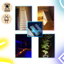 Carica l&#39;immagine nel visualizzatore di Gallery, Luci solari impermeabili per gradini - Ozerty
